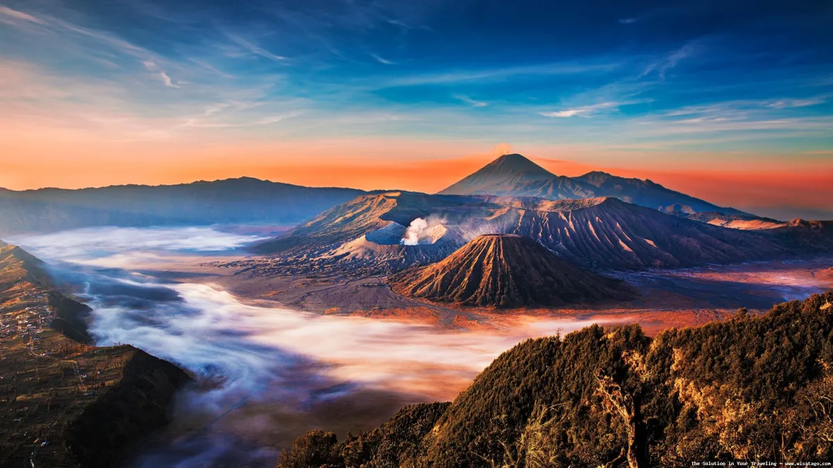 Gunung Bromo Jawa Timur, pemandangan indah