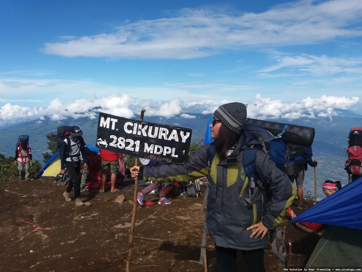 Gunung Cikuray, pemandangan dari puncak