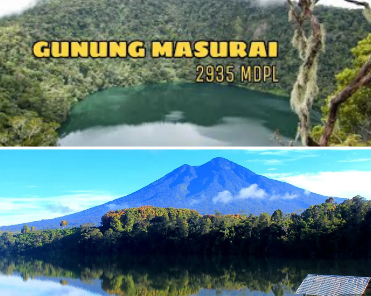 Gunung Masurai, pemandangan alam memukau