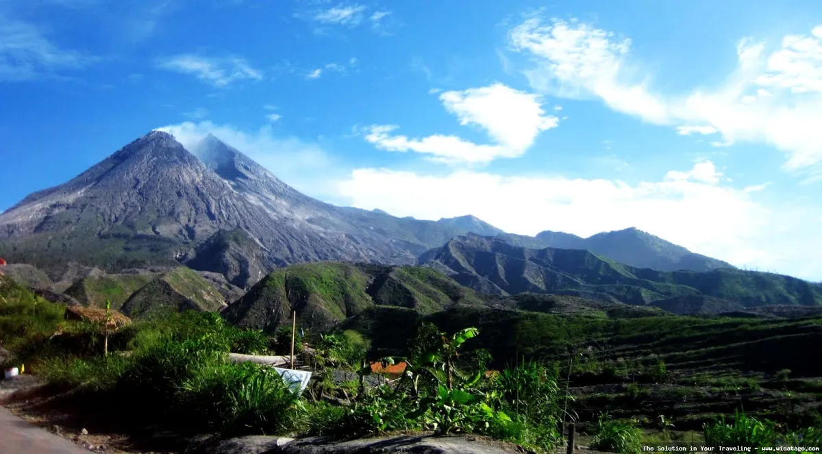 Gunung Merapi, panorama gagah dari dekat