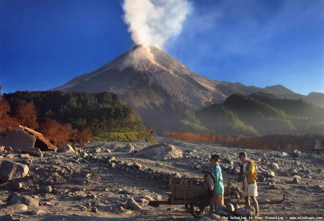 Gunung Merapi, lanskap vulkanik yang megah