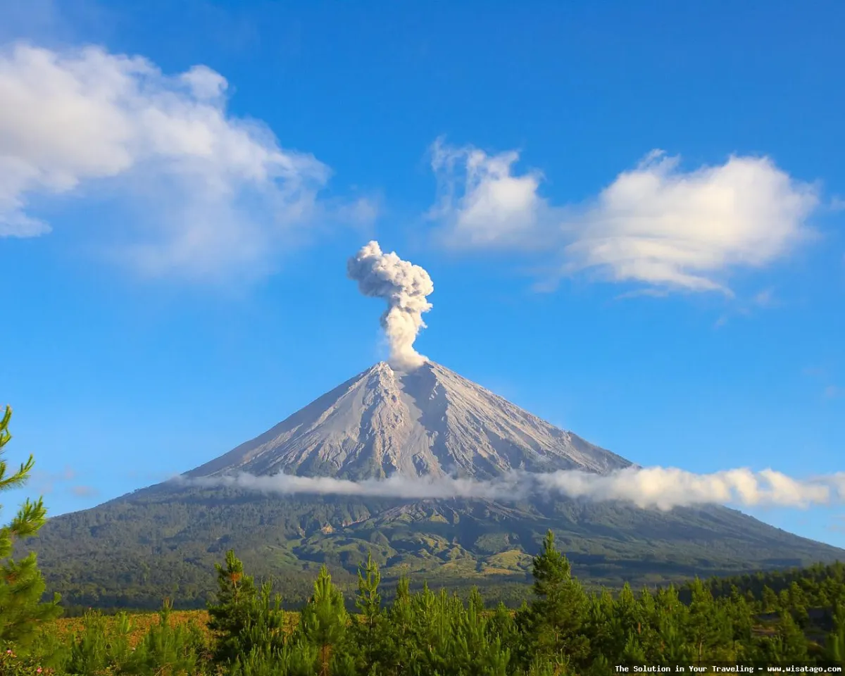 Gunung Merapi, lanskap vulkanik yang megah