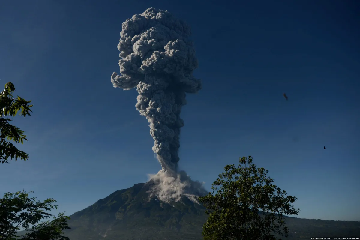 Gunung Merapi, panorama alam yang indah