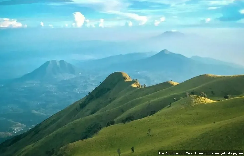 Gunung Merbabu, pemandangan alam indah