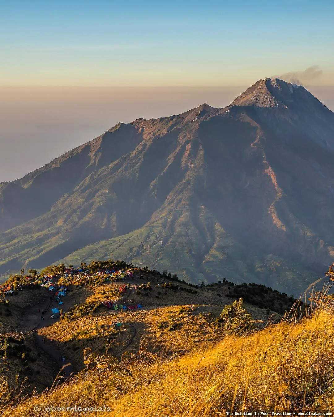 Gunung Merbabu, pemandangan alam indah