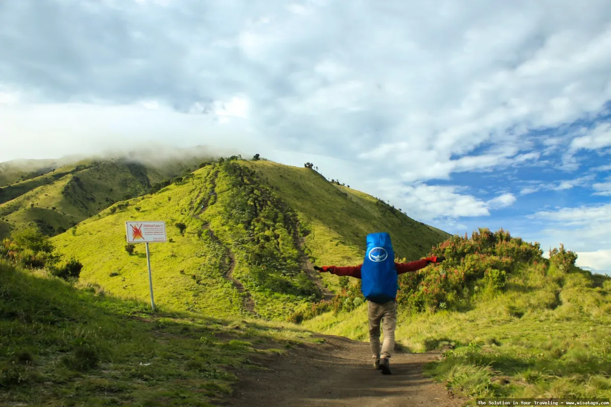 Gunung Merbabu, pemandangan alam indah