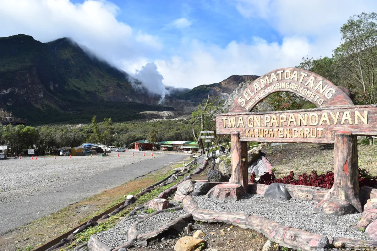 Gunung Papandayan, kawah yang memukau