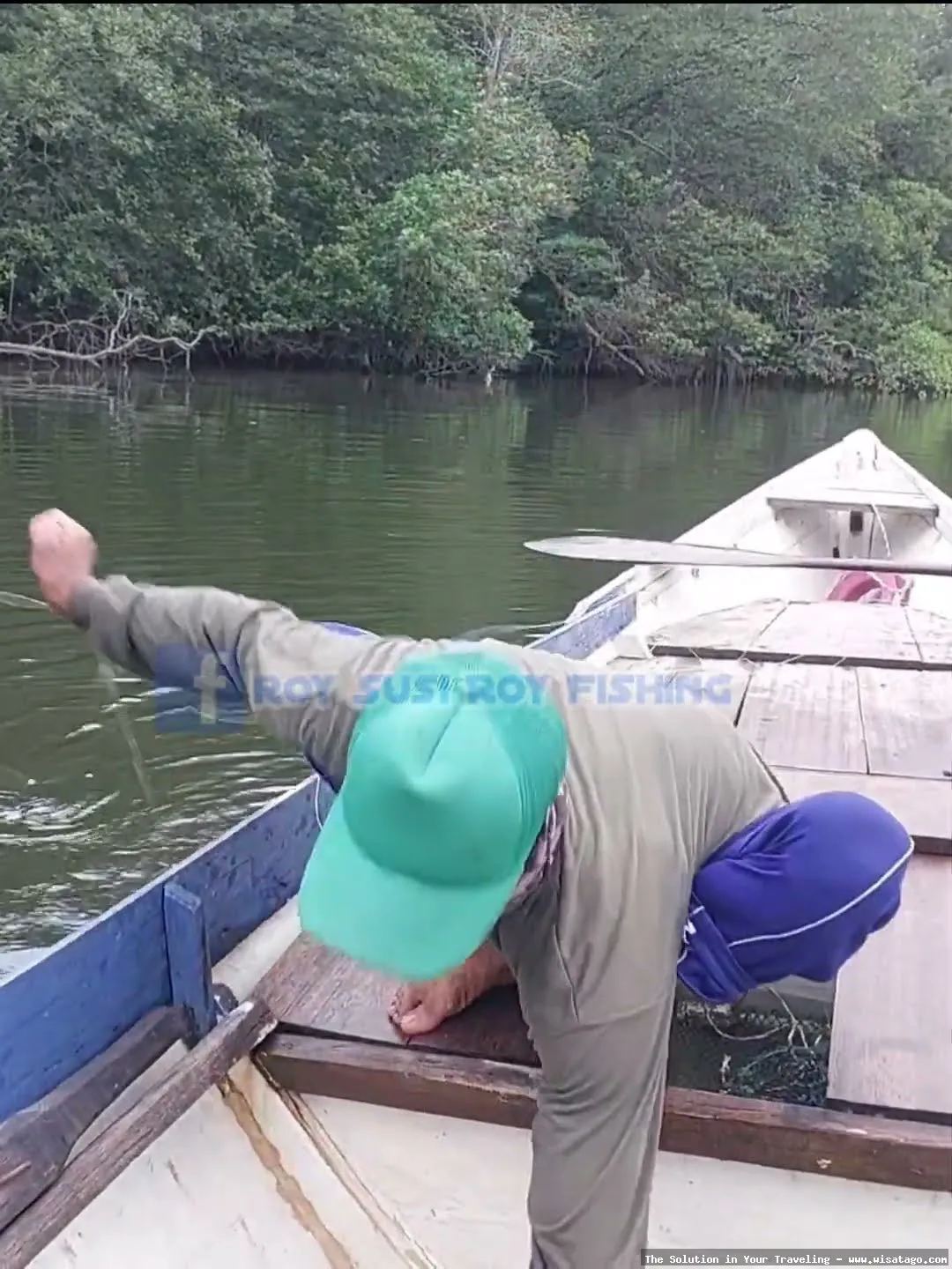 Jalur Sungai Kerapu yang menantang.