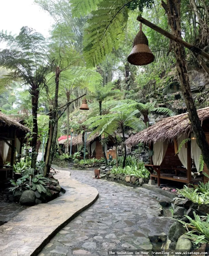 Kampung Daun: Suasana alam yang asri
