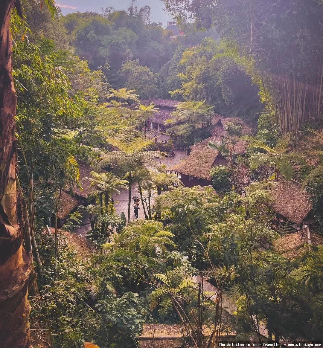 Kampung Daun: Suasana alam menenangkan