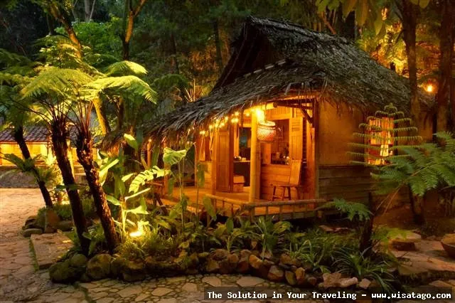 Kampung Daun, suasana alam yang asri
