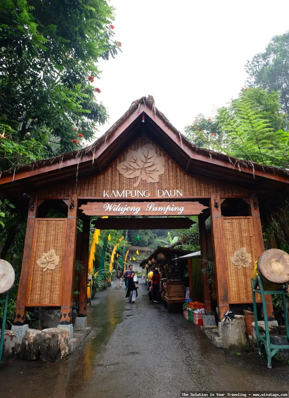 Kampung Daun, suasana alam yang asri