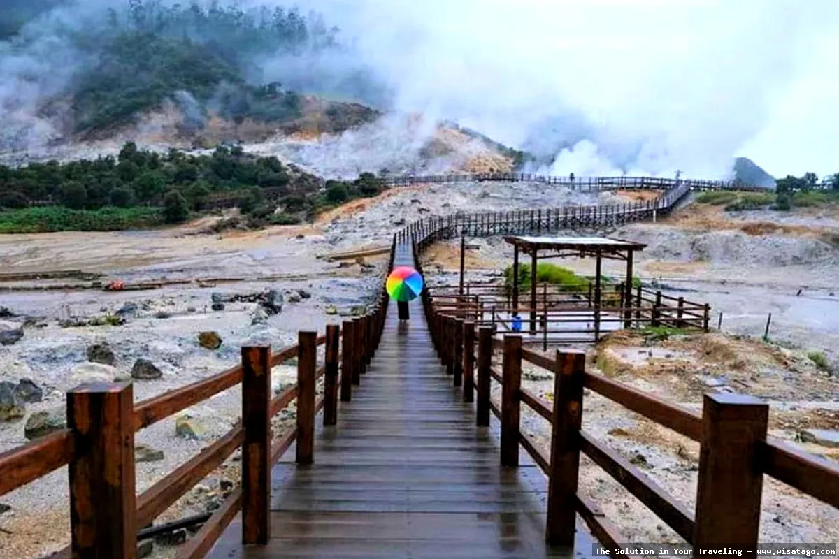 Kawah Sikidang: kawah vulkanik yang aktif