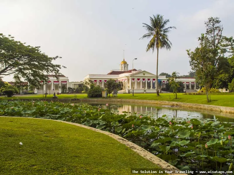 Kebun Raya Bogor yang asri hijau