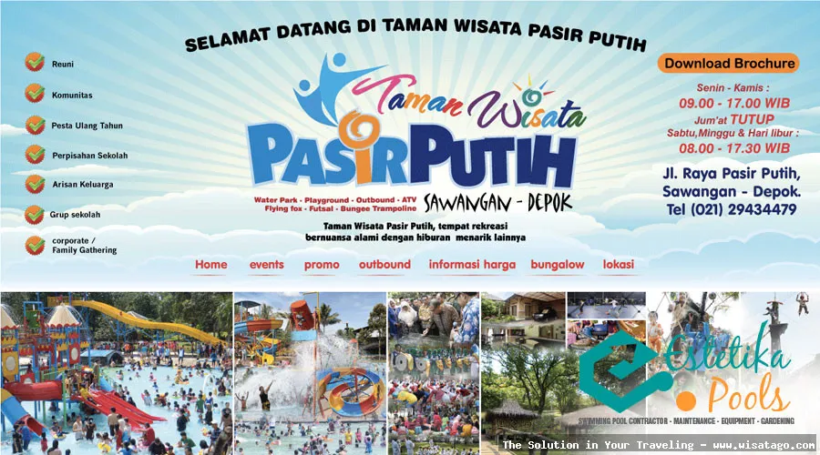 Kolam Renang Pasir Putih yang memukau