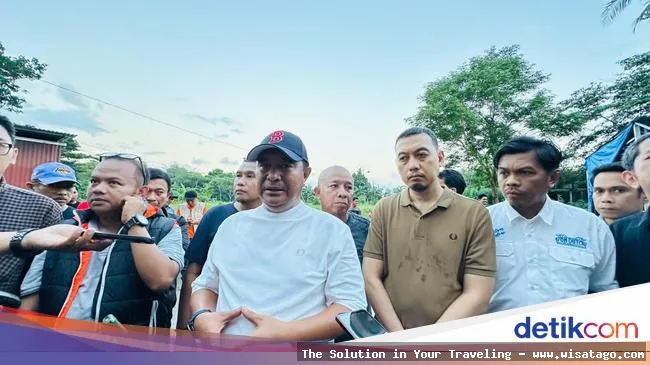 Lokasi Baharuddin, tampak dari ketinggian