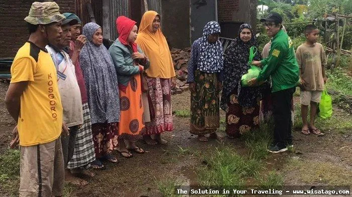 Lokasi Baharuddin, tampak dari ketinggian