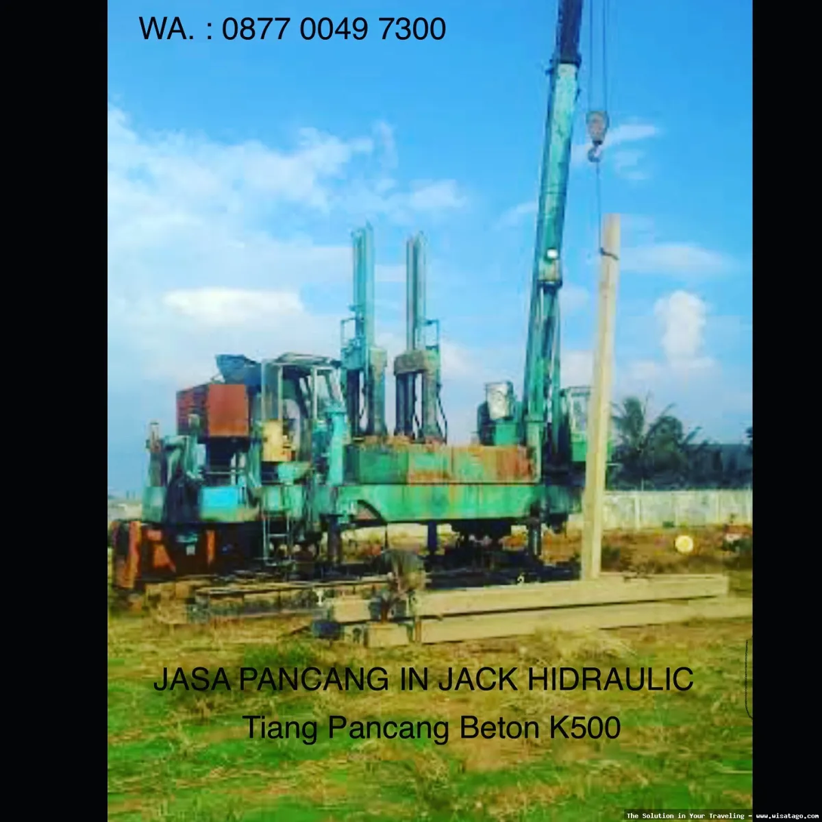 Lokasi pancang proyek konstruksi terbaru