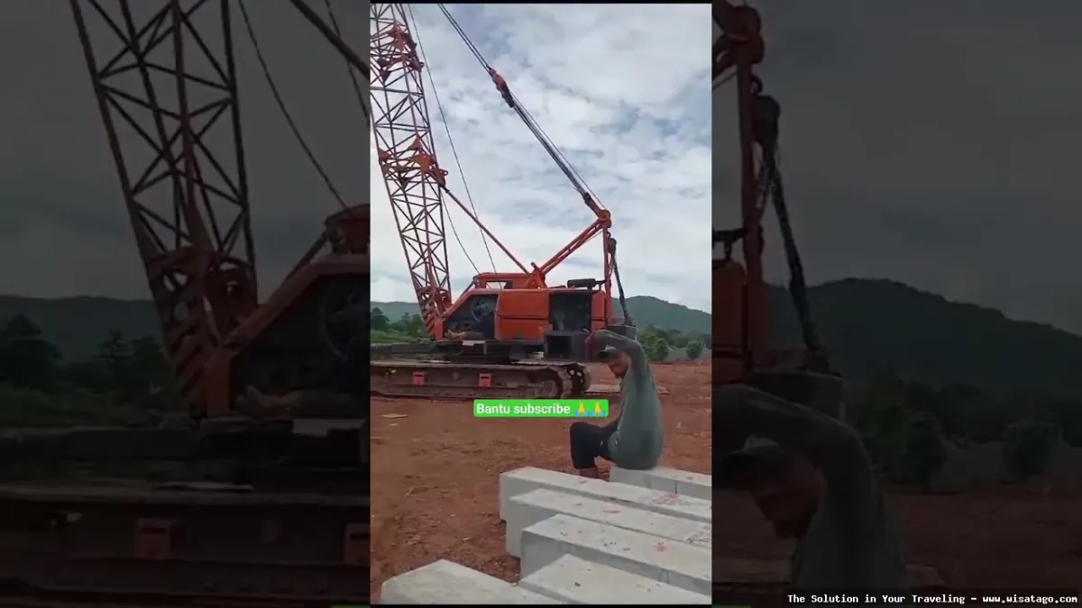 Lokasi Pancang, titik awal konstruksi.