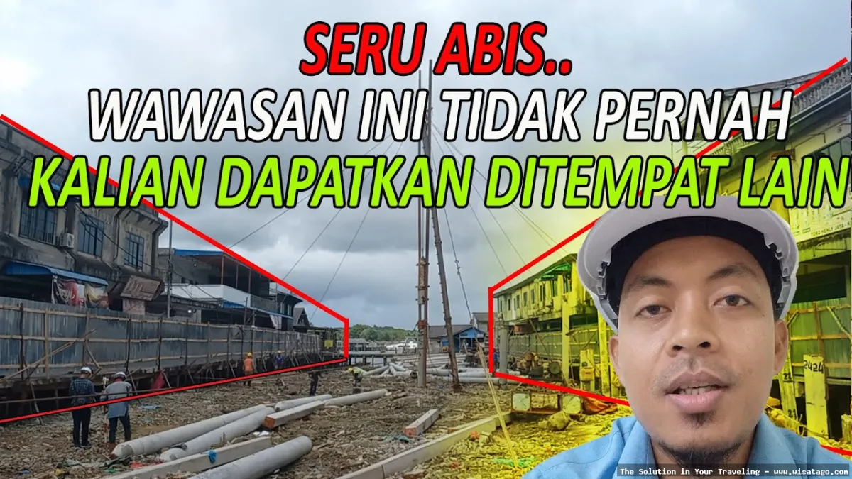 Lokasi pancang untuk konstruksi bangunan