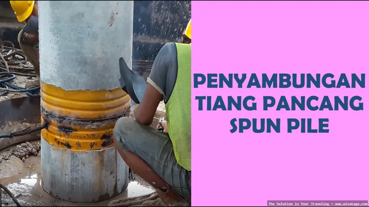 Lokasi Pancang, area konstruksi pondasi