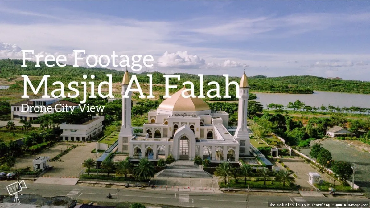 Masjid Agung Al Falah nan megah