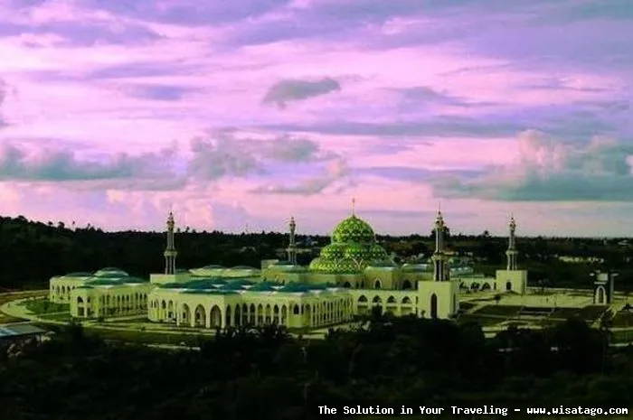 Masjid Agung Natuna yang megah dan indah