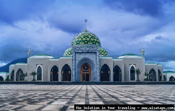 Masjid Agung Natuna yang megah dan indah
