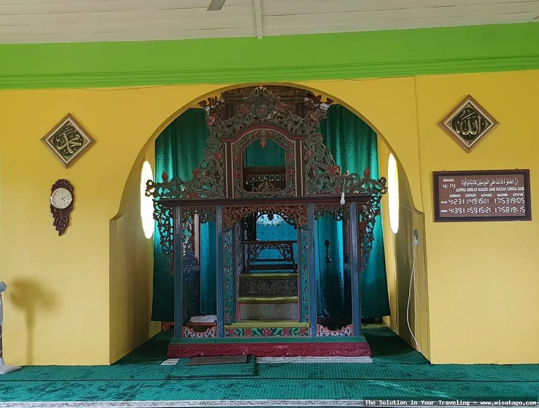 Masjid Sultan Lingga yang megah dan indah