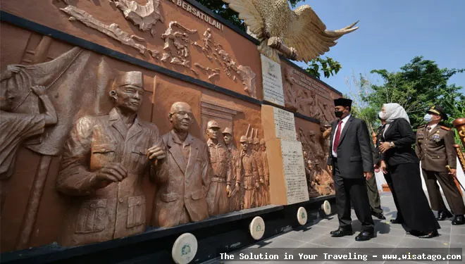 Monumen Peta, simbol sejarah pemetaan.
