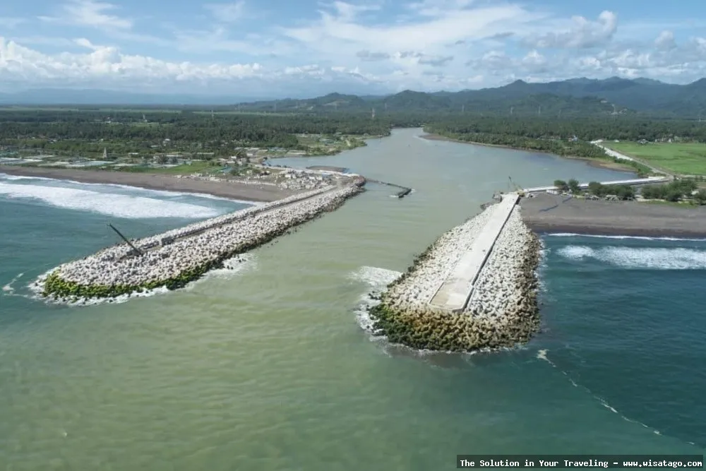 Muara Sungai Karungan yang indah mempesona