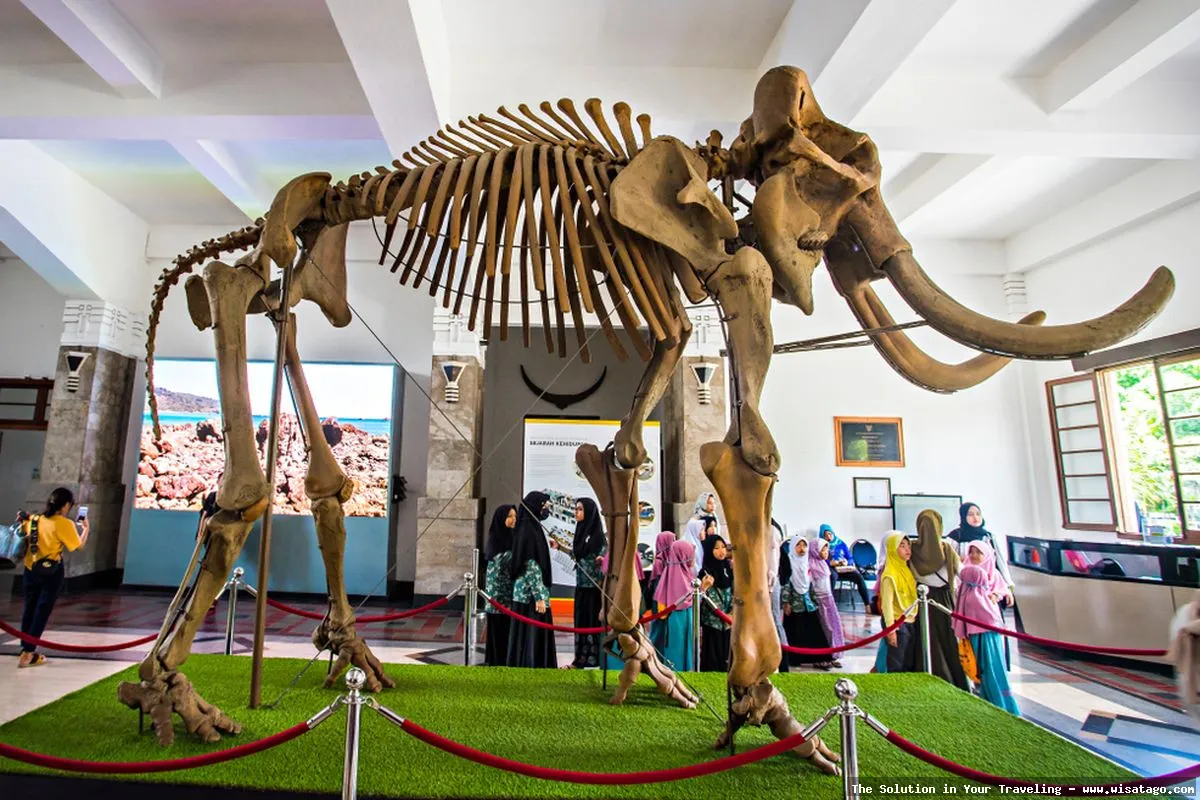 Museum Geologi Bandung tampak depan megah