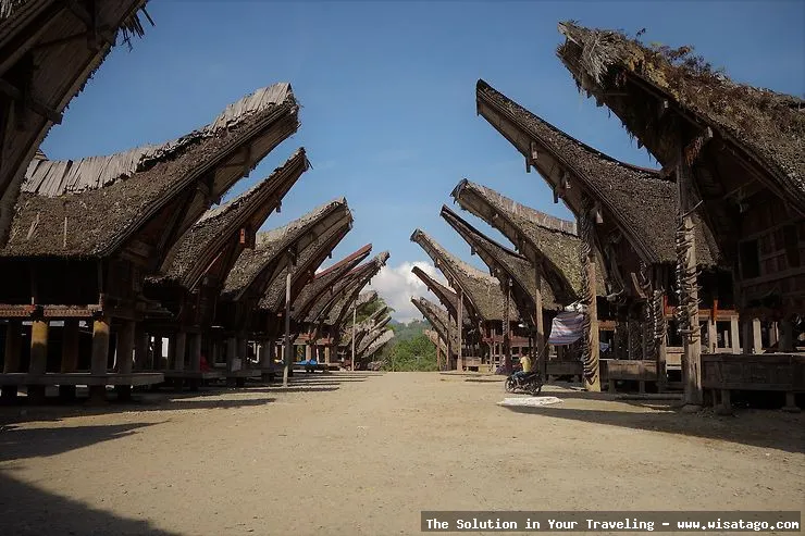 Objek Wisata Palawa, rumah adat megah