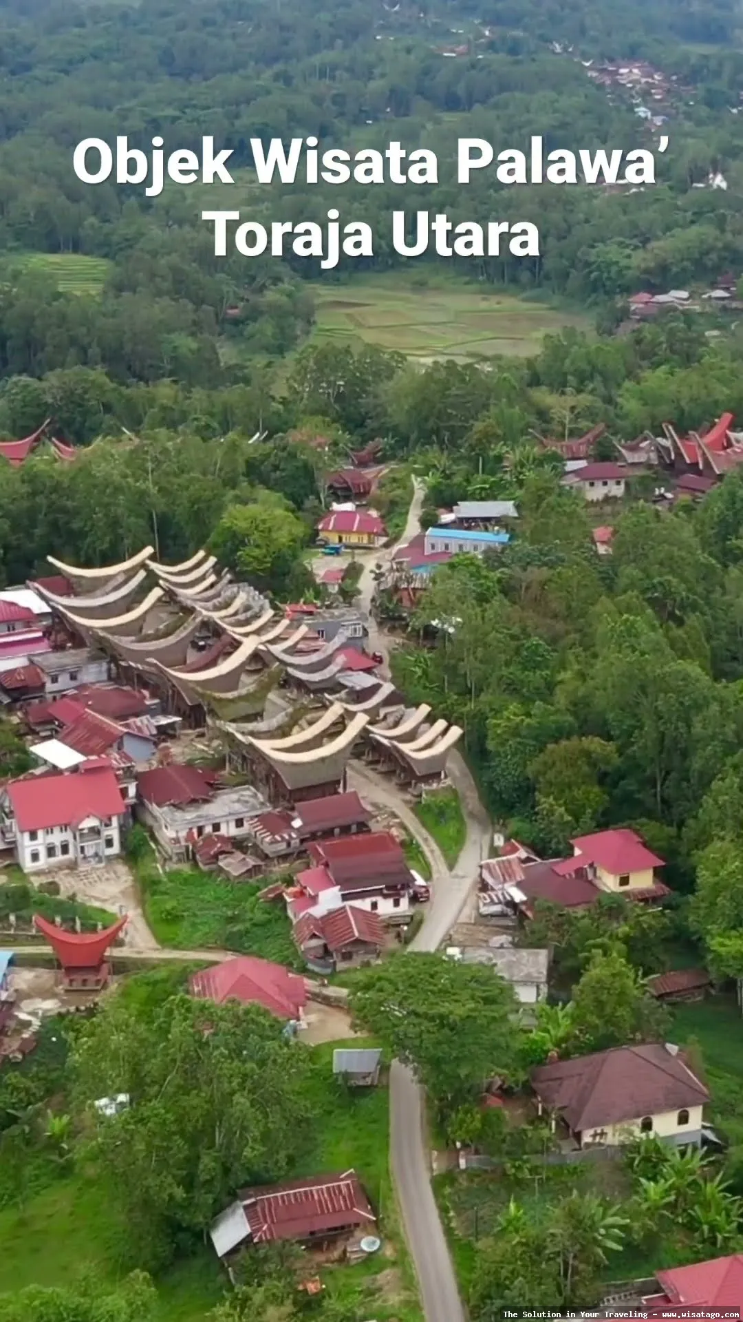 Objek Wisata Palawa, rumah adat megah