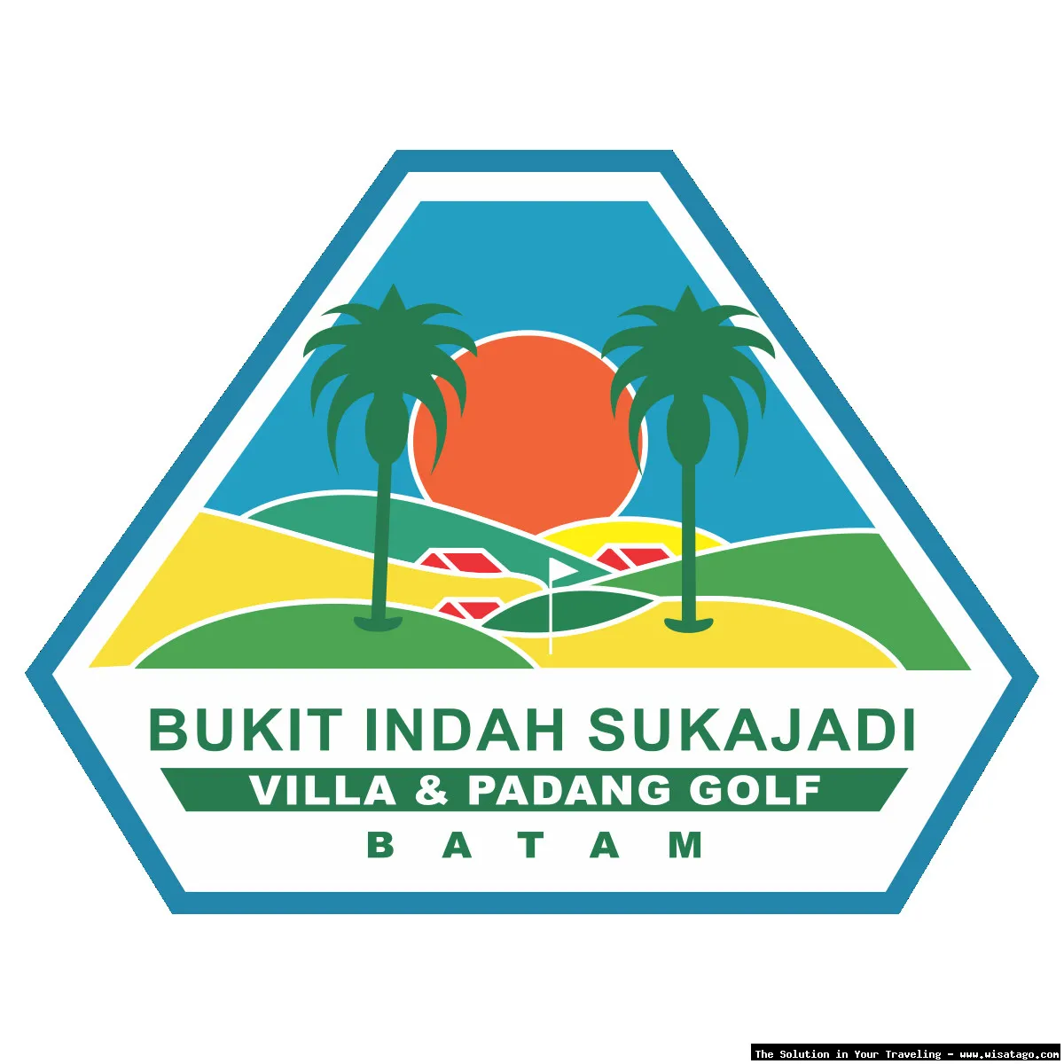 Padang Golf Bukit Indah Sukajadi hijau