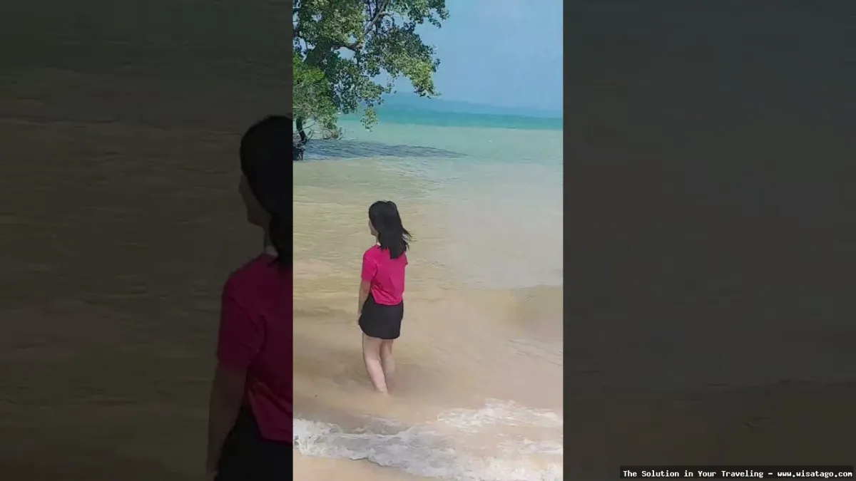Pantai Air Dagang yang indah mempesona