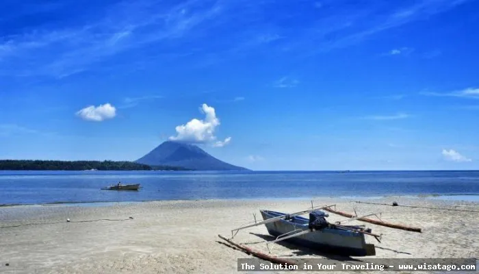 Pantai Arung Hijau, pemandangan eksotis.