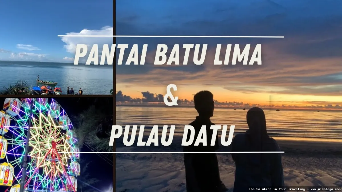 Pantai Batu Lima dengan formasi unik