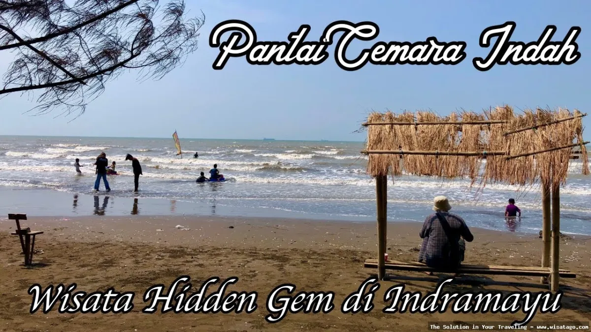 Pantai Cemara Indah mempesona dan tenang