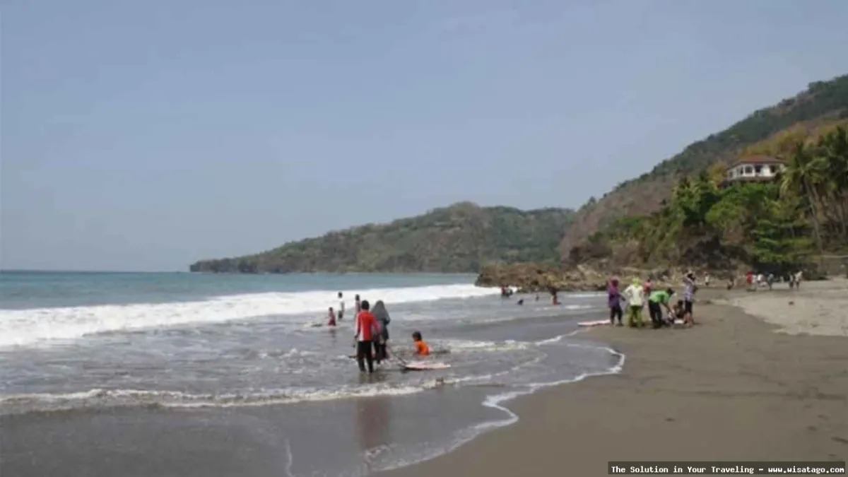 Pantai Cibangban, pemandangan laut menawan