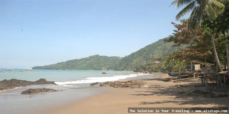 Pantai Cibangban, keindahan pesisir Sukabumi.