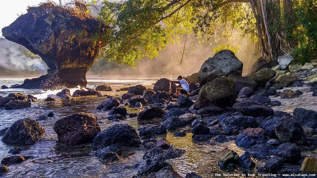 Pantai Desa Latiung yang indah mempesona