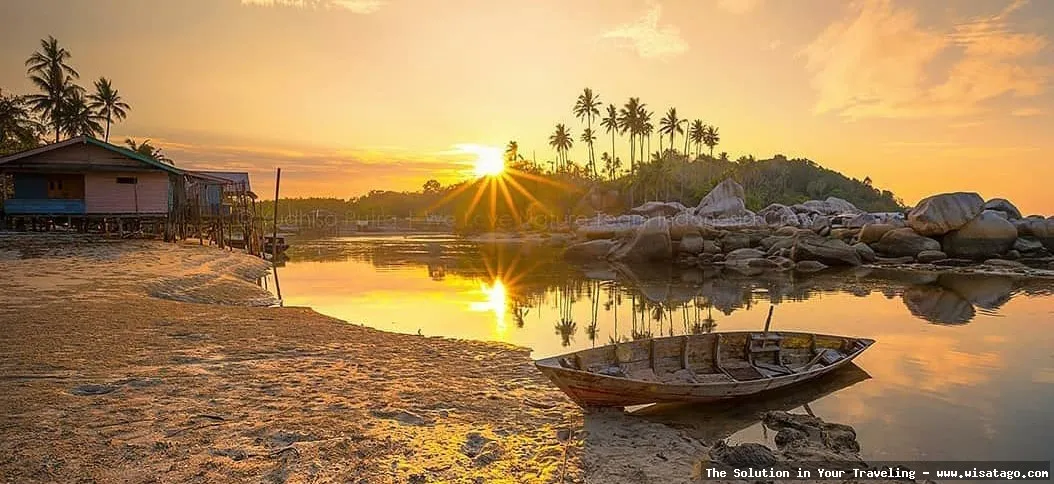 Pantai Desa Setenger yang menawan.