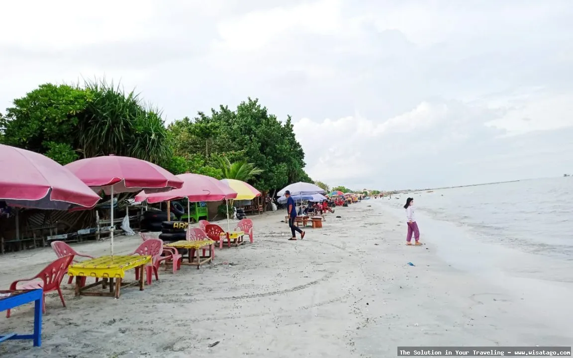 Pantai Galang Mas, pemandangan eksotis