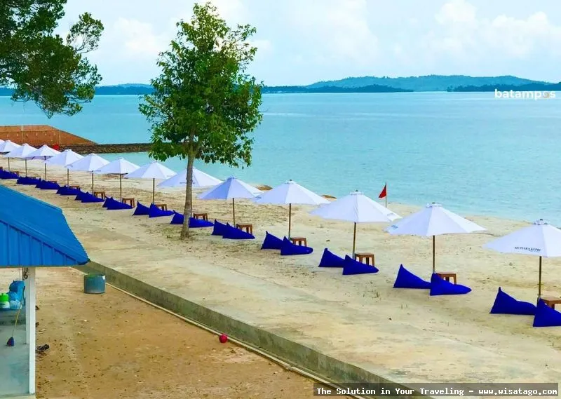 Pantai Galang Mas yang indah menawan