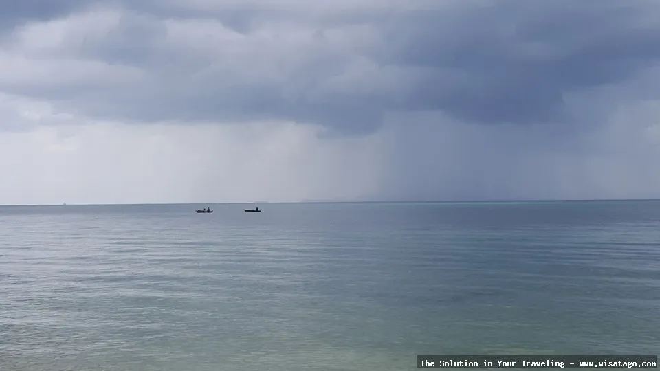 Pantai Galang Mas yang indah menawan