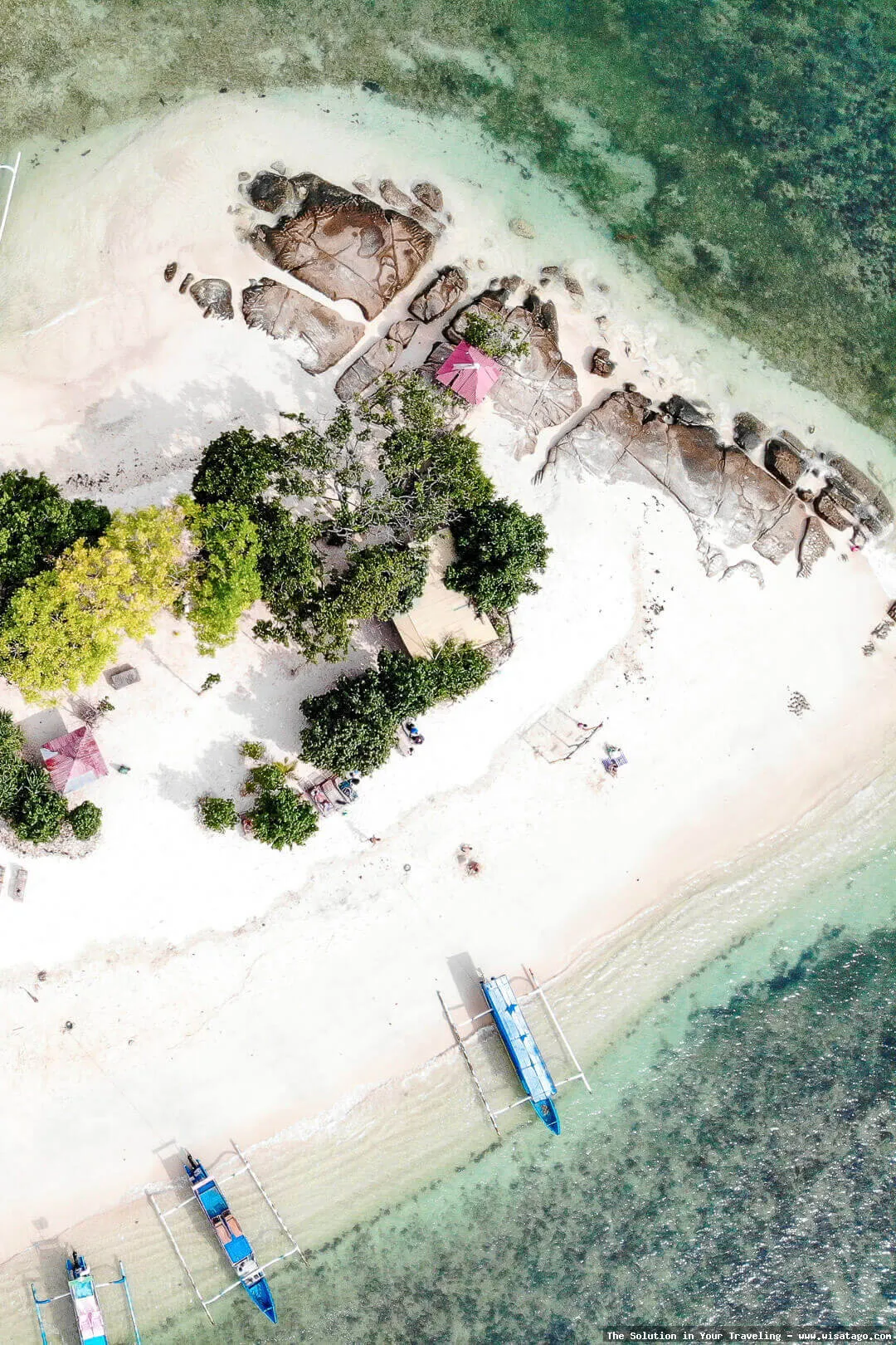 Pantai Gili Nanggu, pasir putih tenang