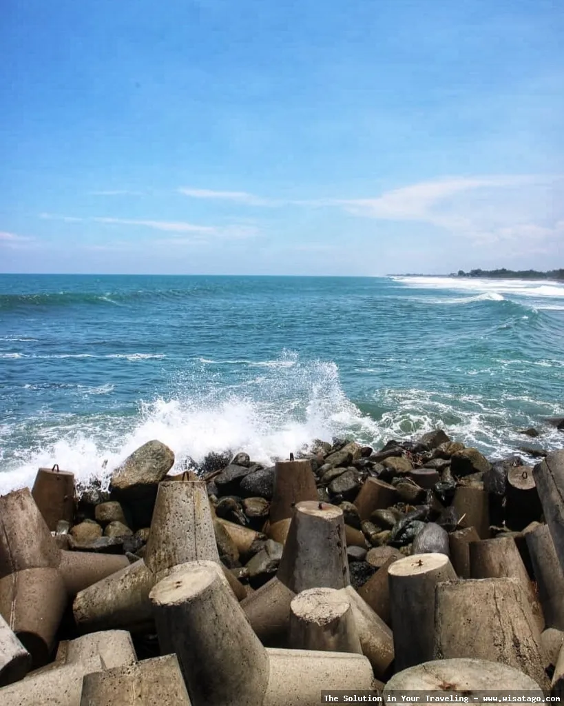 Pantai Glagah, pemandangan laut selatan
