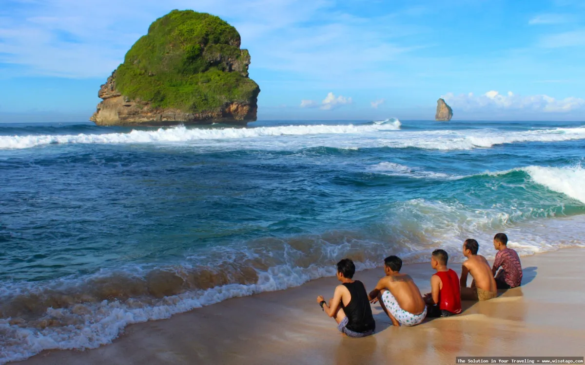 Pantai Goa Cina yang menawan.