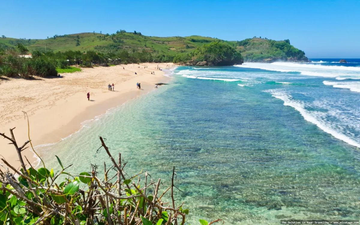 Pantai Gondo Mayit, pemandangan menakjubkan.